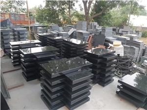 Absolute Black Granite Headstone Gravestone