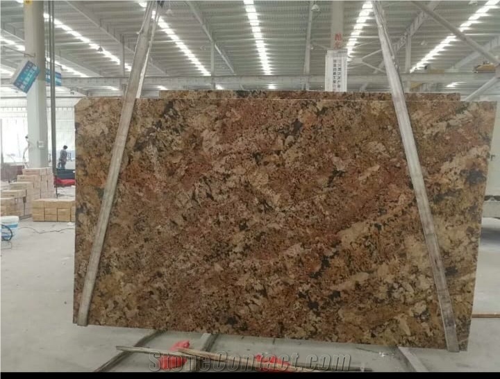 Alaska Gold Greanite Slabs