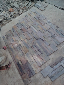 Multi Color Slate Wall Panel