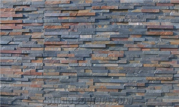 Multi Color Slate Wall Panel