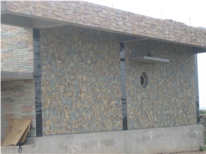 Multi Color Slate Wall Panel
