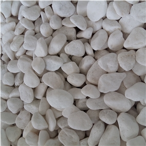 Marble Stone Snow White Pebble for Decoration