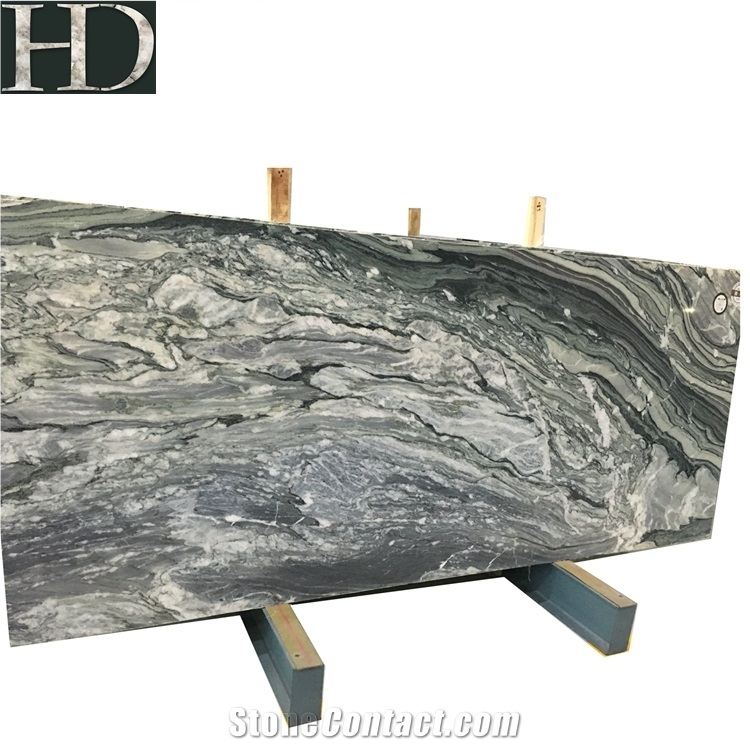 Chinese Colorful Wooden Grain Marble Big Slabs
