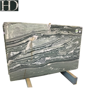 Chinese Colorful Wooden Grain Marble Big Slabs