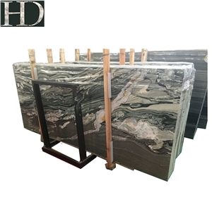 Chinese Colorful Wooden Grain Marble Big Slabs