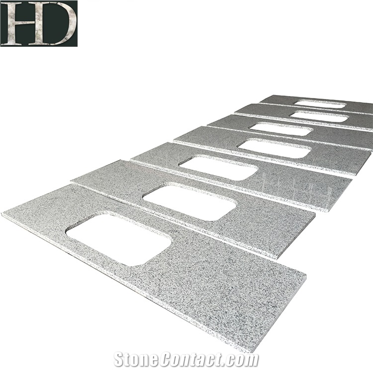 Solid Surface Granite Grey Kitchen Countertop
