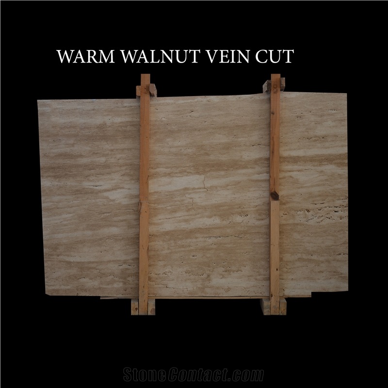 Noce, Warm Walnut Vein Cut Travertine Slabs