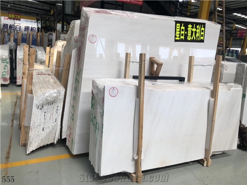 Bianco Venatino Marble Natural Stone Flooring Tile