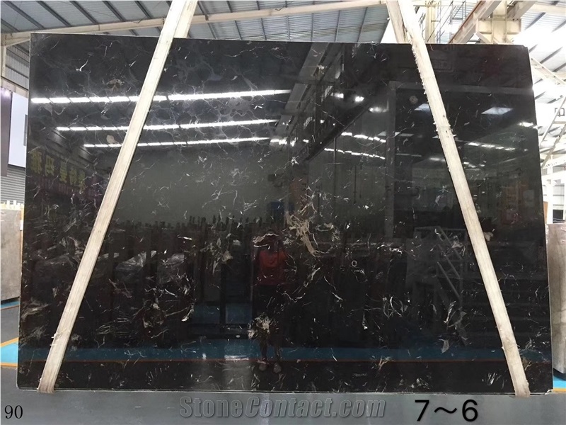 China Hubei Dark Emperador Floor Stone Tiles Slabs