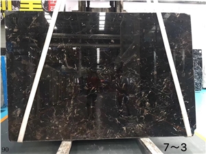 China Hubei Dark Emperador Floor Stone Tiles Slabs