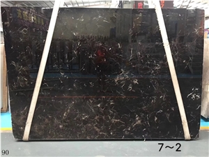 China Hubei Dark Emperador Floor Stone Tiles Slabs