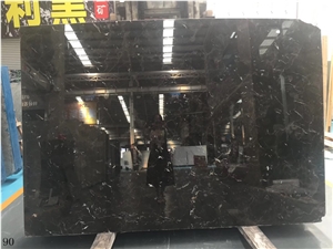 China Hubei Dark Emperador Floor Stone Tiles Slabs