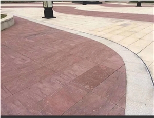 Fujian China Red Porphyry G666 New Quarry Tile