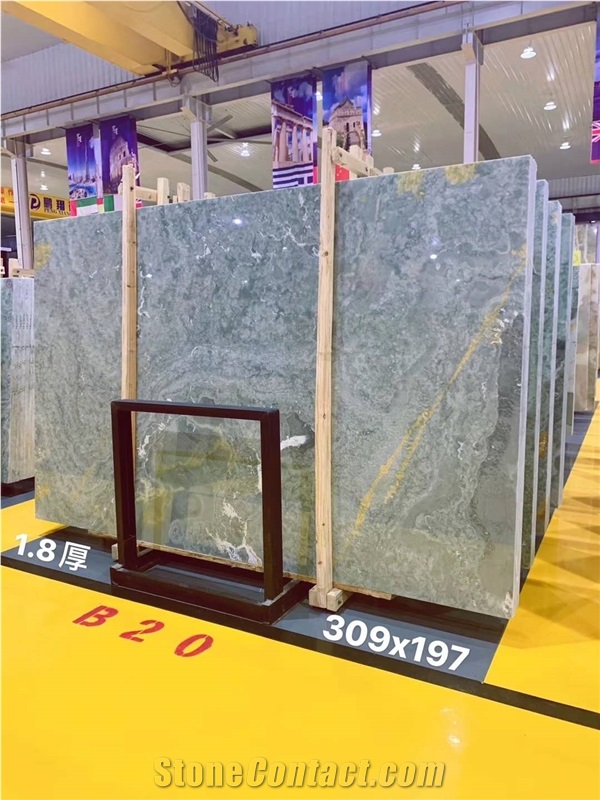 Iran Golden Blue Onyx Onice Azzurro Gold Azul Jade