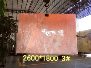 Iran Pink Onyx Slab for Artifacts Decorative Items