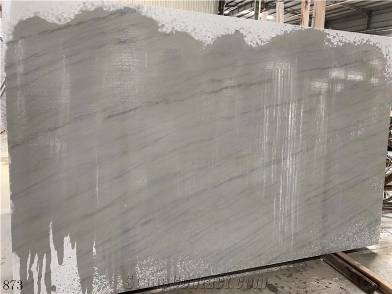Iran Silver Azul Marble Blue Shadow Light Gray