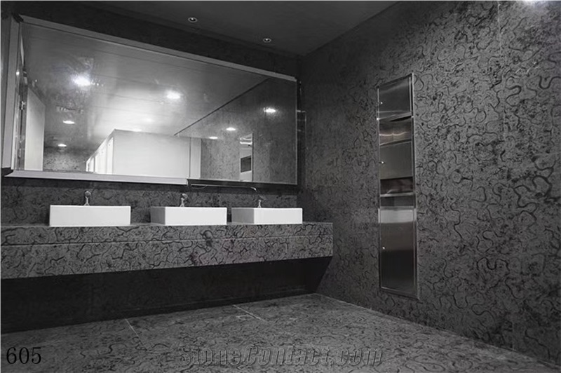 Milan Cloudy Grey Impression Classical Gray Marble