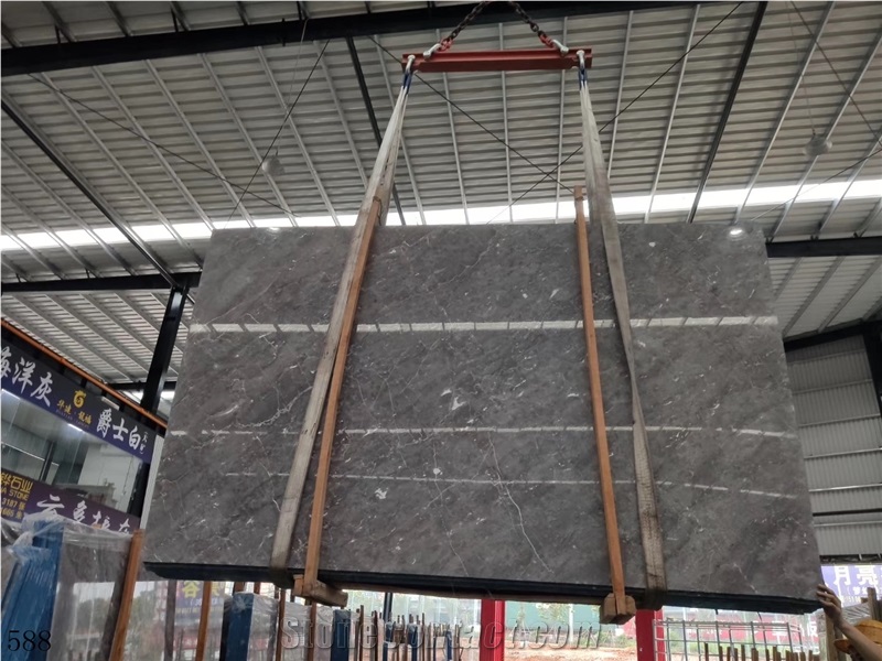 Ocean Gray Fossil Marble Floor Tiles 40x40cm