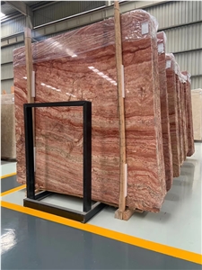 Rosso Persiano Taebris Travertin D`Iran Rouge Slab Rosso Persiano Taebris Travertin D`Iran Rouge Slab