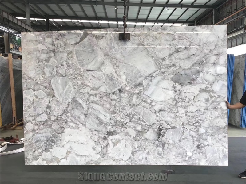 Silver Statuario Marble Armani Grey White Calacatt