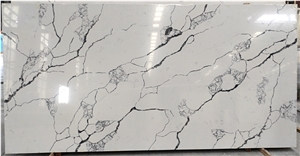 Artificial Calacatta Quartz Stone Slabs