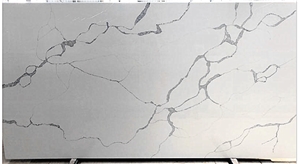 Artificial Calacatta Quartz Stone Slabs