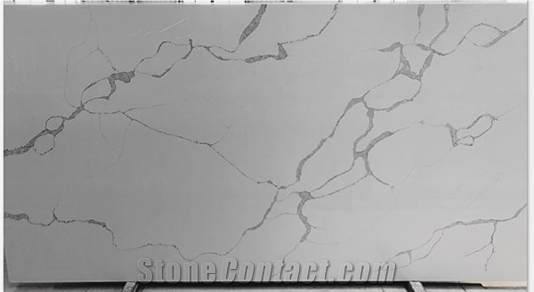 Artificial Calacatta Quartz Stone Slabs