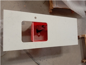 Artificial Stone Carrara White Quartz Countertop