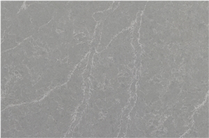 Artificial Stone Grey Quartz Slabs Wall Tiles