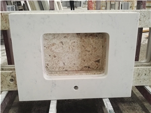 Artificial Stone White Quartz Countertop