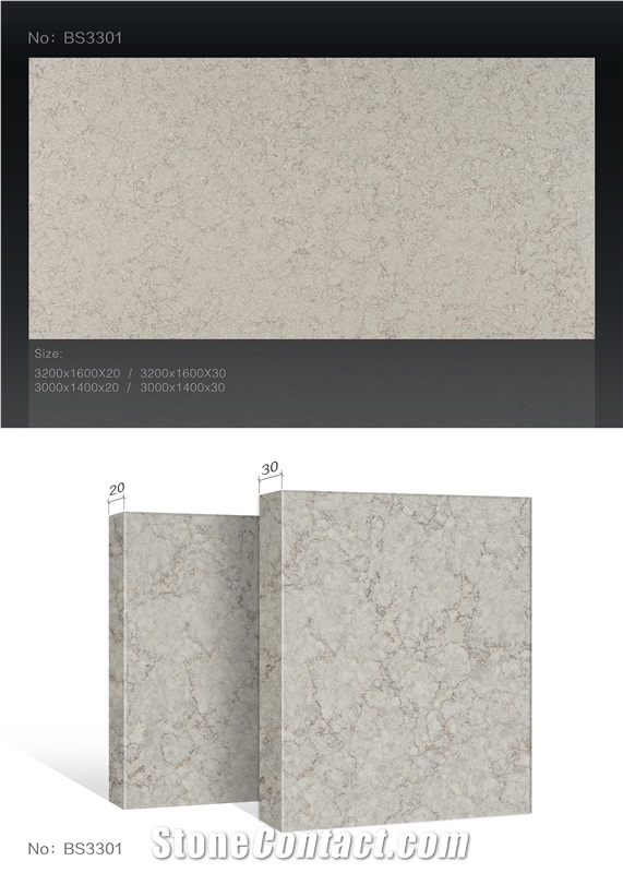 Calacatta Artificial Table Top Quartz Slabs
