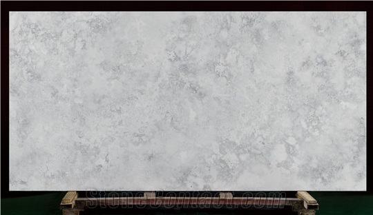 Calacatta Grey Quartz Stone Bathroom Slab