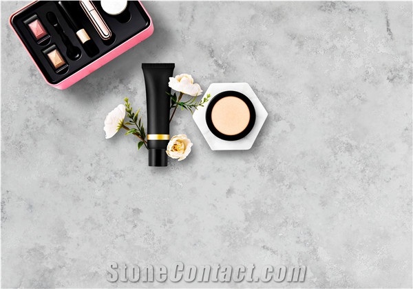 Calacatta Grey Quartz Stone Bathroom Slab