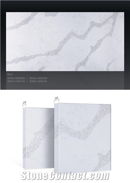 Calacatta Novo Quartz Slabs