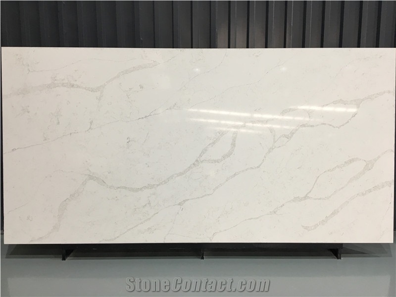 Calacatta Plazo Quartz Slabs