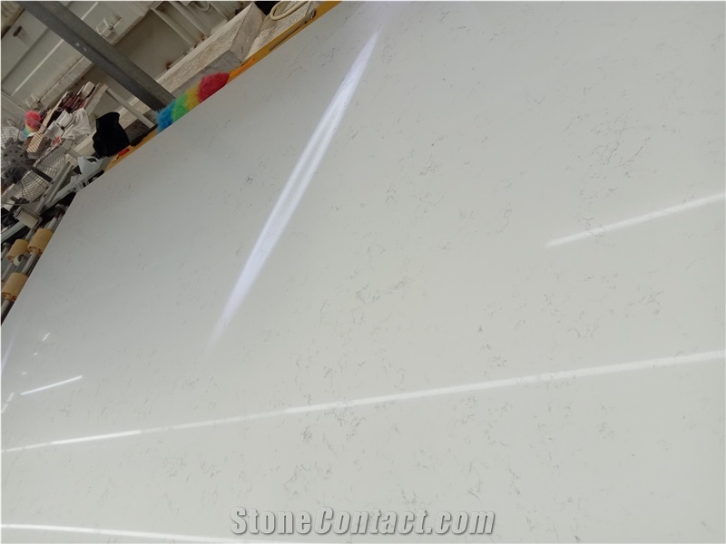 Calacatta Quartz Artificial Stone Slabs Tiles