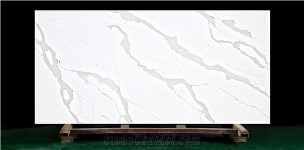 Calacatta Quartz Stone Project Slab
