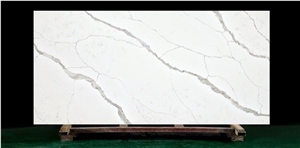 Calacatta Quartz Stone Project Slab