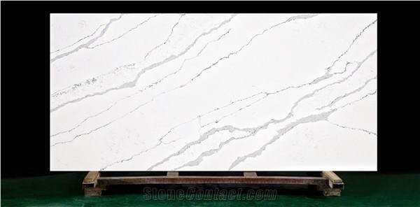 Calacatta Quartz Stone Project Slab