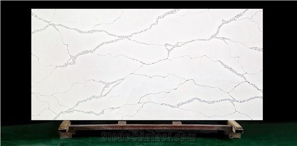 Calacatta Quartz Stone Project Slab