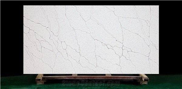 Calacatta Quartz Stone Project Slab