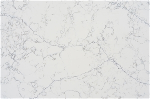Calacatta Silver Quartz Stone For Bathroom Counter Top