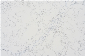 Calacatta Silver Quartz Stone For Bathroom Counter Top