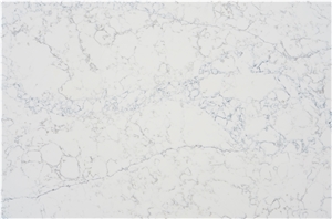 Calacatta Silver Quartz Stone For Bathroom Counter Top