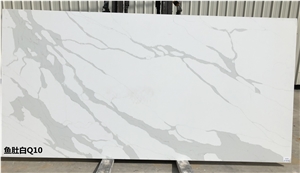 Calacatta White Quartz Stone for Bathroom Counter Top Calacatta White Quartz Stone for Bathroom Counter Top