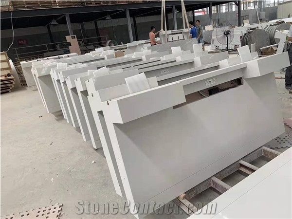 Cambria Stone Pure White Quartz Countertops