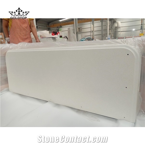 Casearstone White Crystal White Top for Kitchen