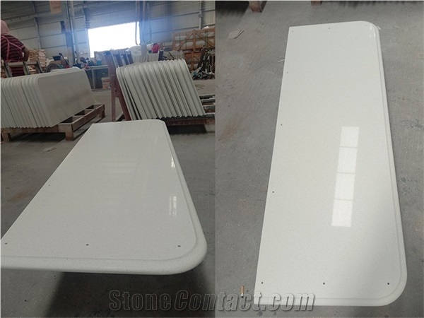 Casearstone White Crystal White Top for Kitchen