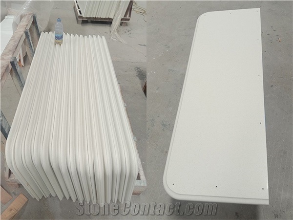 Casearstone White Crystal White Top for Kitchen