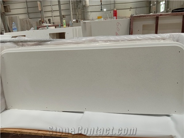 Casearstone White Crystal White Top for Kitchen
